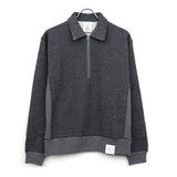 COLLARED SWEAT SHIRT CHARCOAL