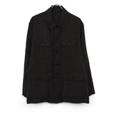 Safari Shirt Jacket INK BLACK
