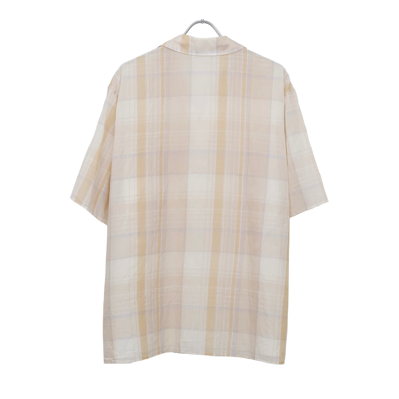 Gauze Plaid Pullover SS Shirt
