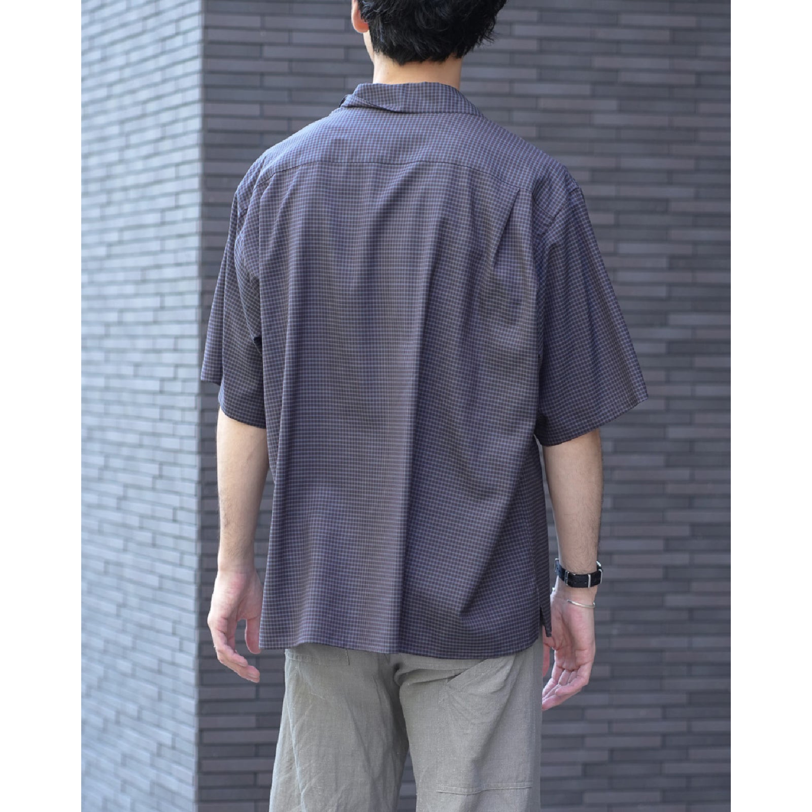 Summer Wool Open Collar SS Shirt