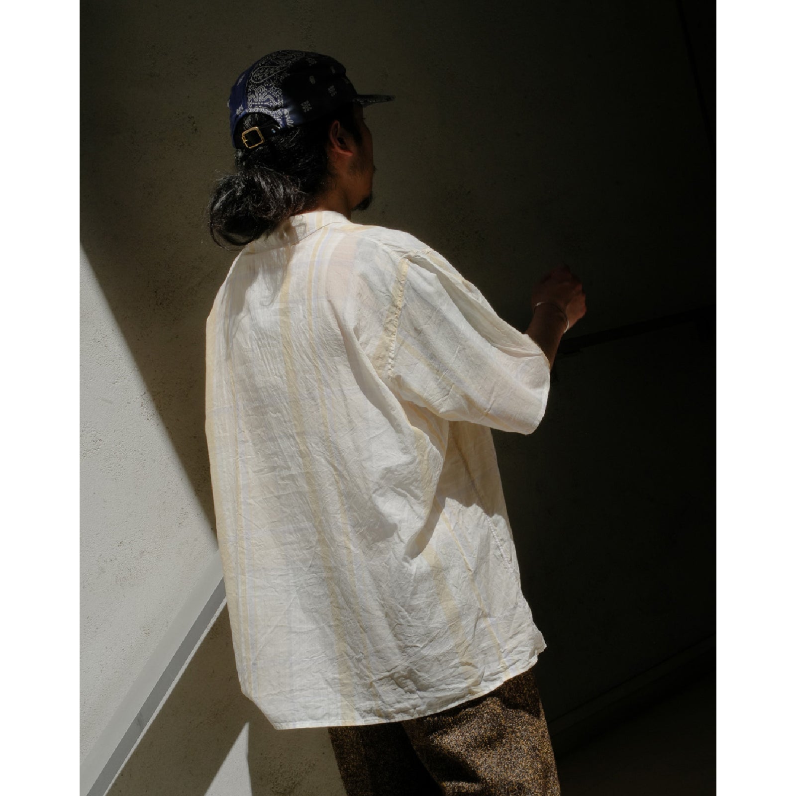 Gauze Plaid Pullover SS Shirt