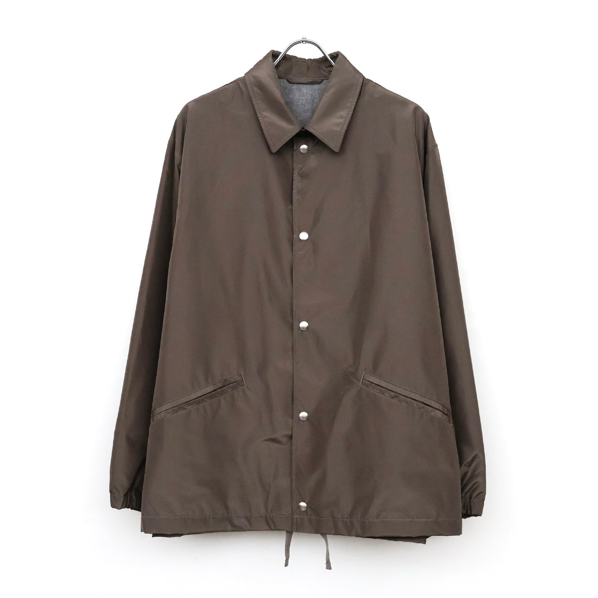 Silk Poly Coach Jacket