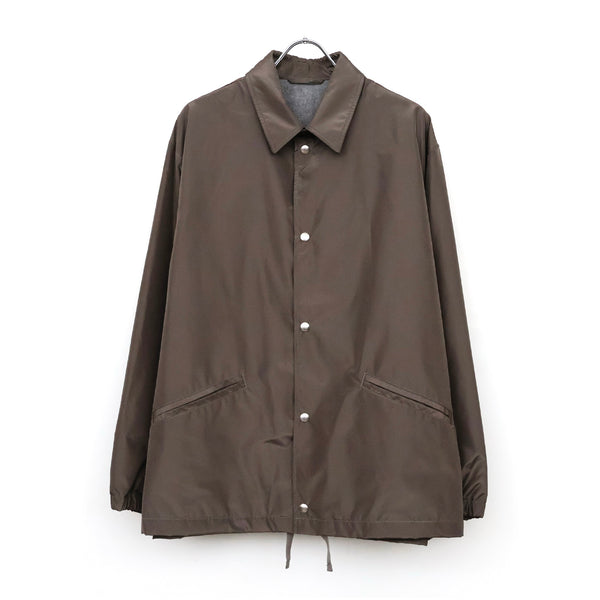 Silk Poly Coach Jacket