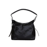 SMALL BELTED HOBO BAG DARK CHOCOLATE