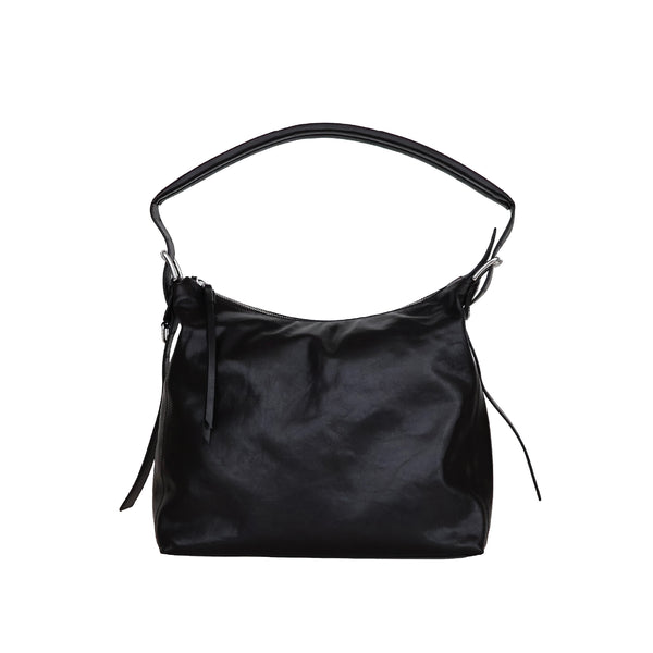 SMALL BELTED HOBO BAG