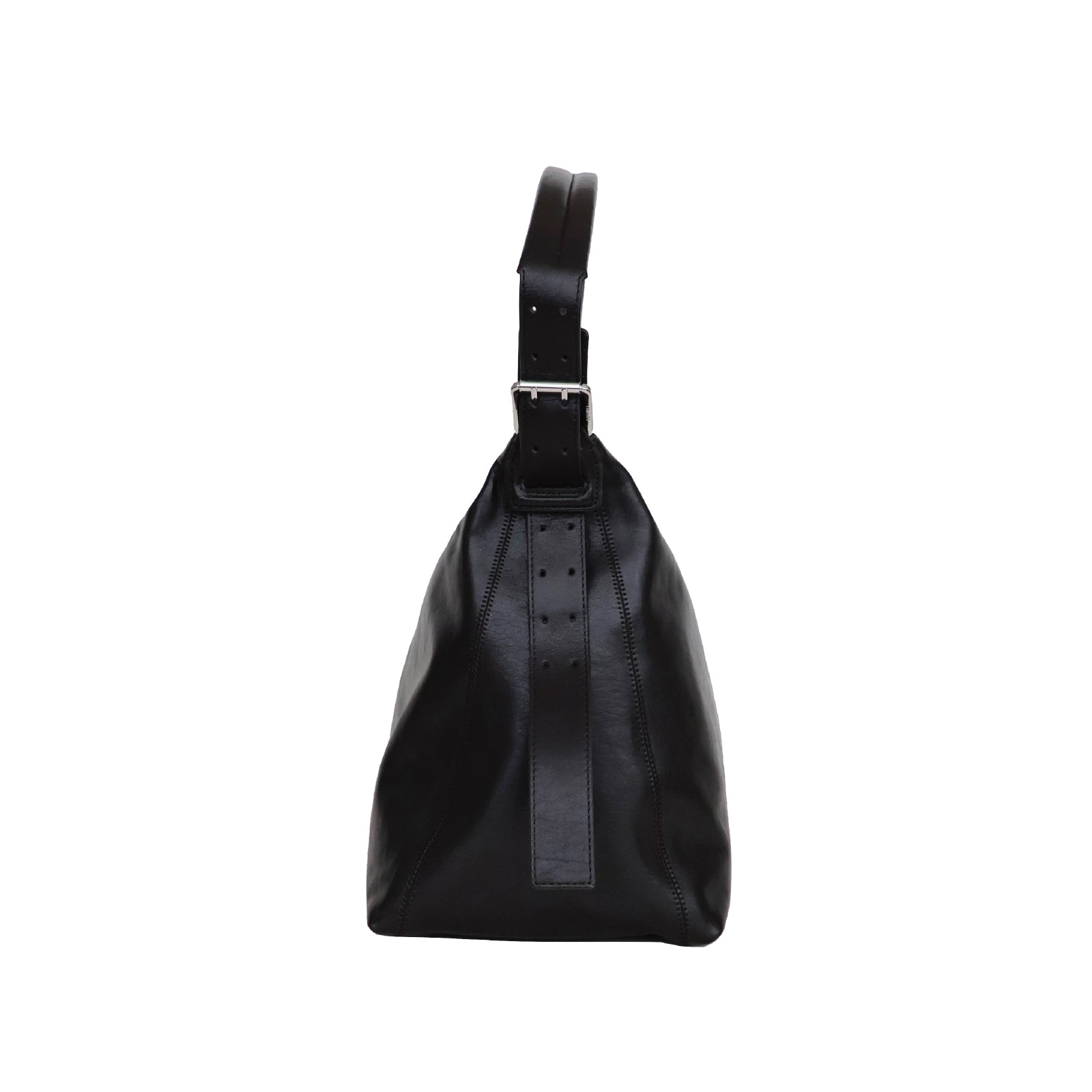 SMALL BELTED HOBO BAG