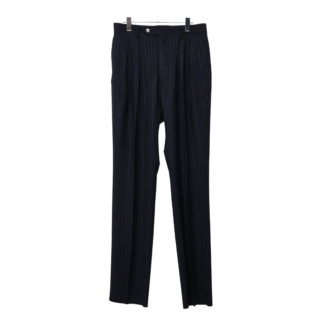 140's Wool Stretch Pinstripe Standard Type1