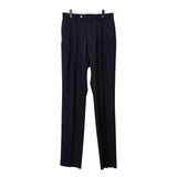 140's Wool Stretch Pinstripe Standard Type1 NAVY