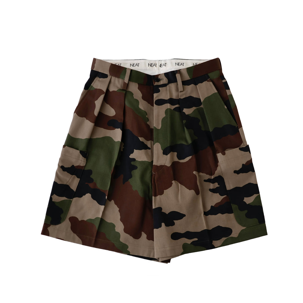 French F2 90's CAMO Cargo Shorts