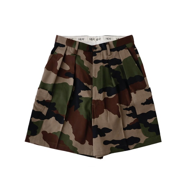 French F2 90's CAMO Cargo Shorts