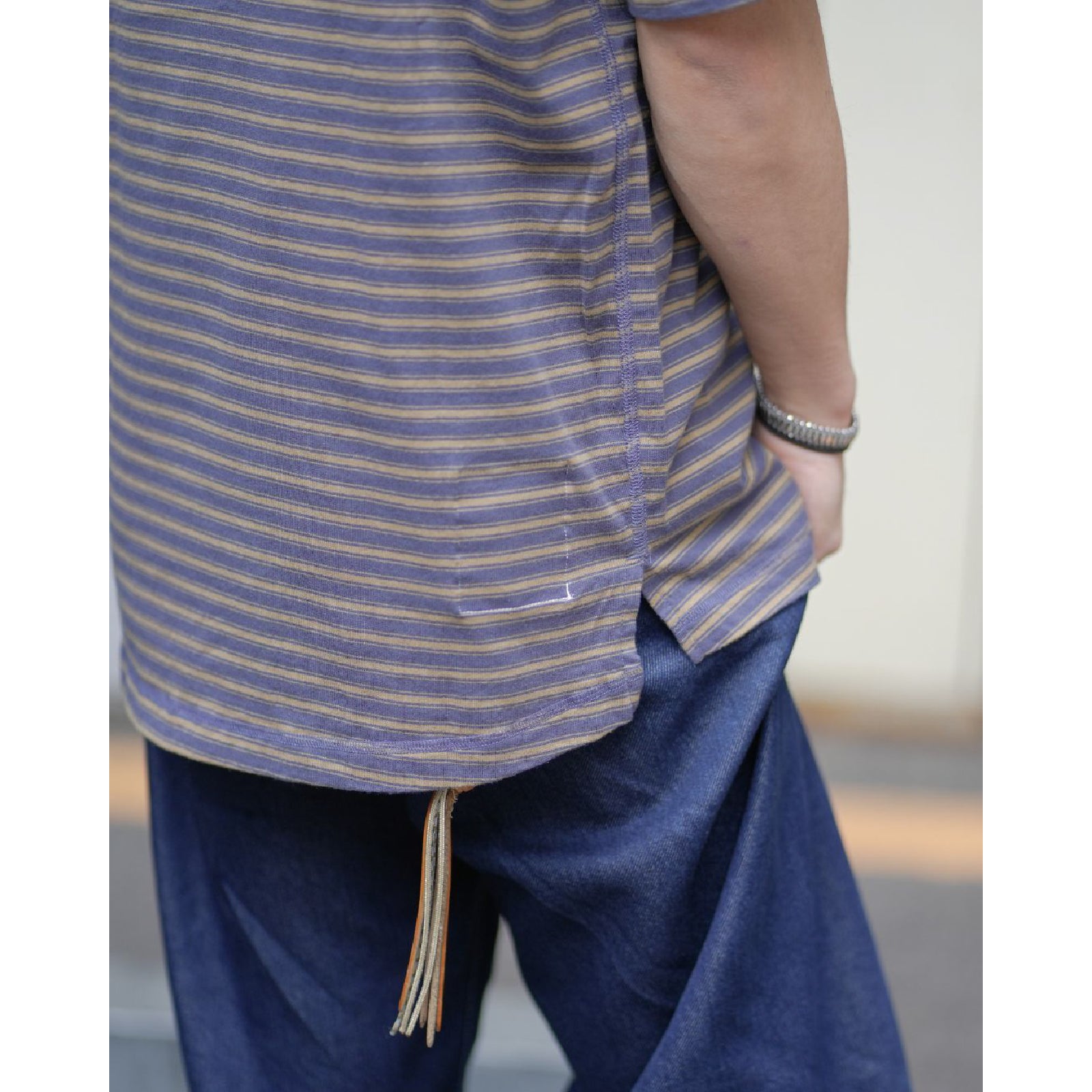 CLERK S/S TEE COTTON JERSEY BORDER