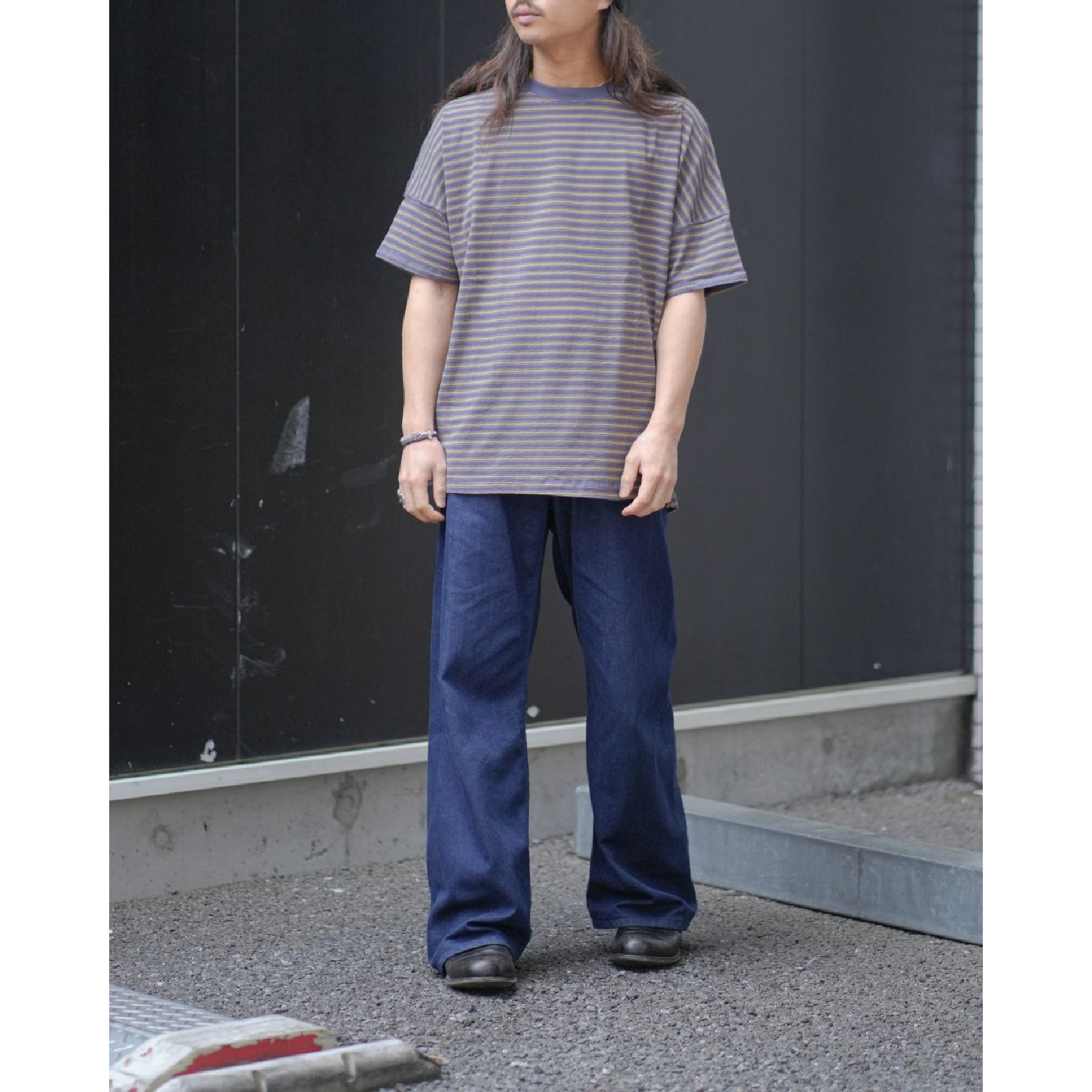CLERK S/S TEE COTTON JERSEY BORDER