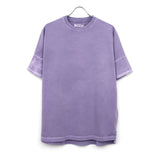 CLERK S/S TEE COTTON JERSEY PIGMENT DYE PURPLE