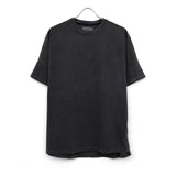 CLERK S/S TEE COTTON JERSEY PIGMENT DYE CHARCOAL