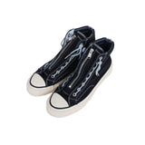 SPINGLE × nonnative DWELLER TRAINER 2 HI COTTON CANVAS OVERDYED WITH GORE-TEX CHARCOAL
