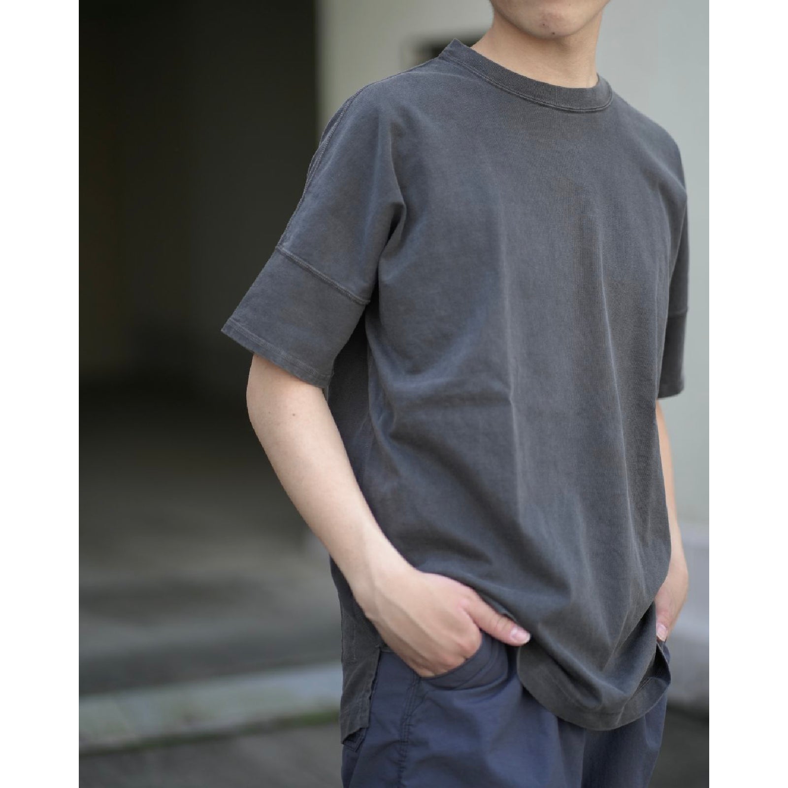 CLERK S/S TEE COTTON JERSEY PIGMENT DYE