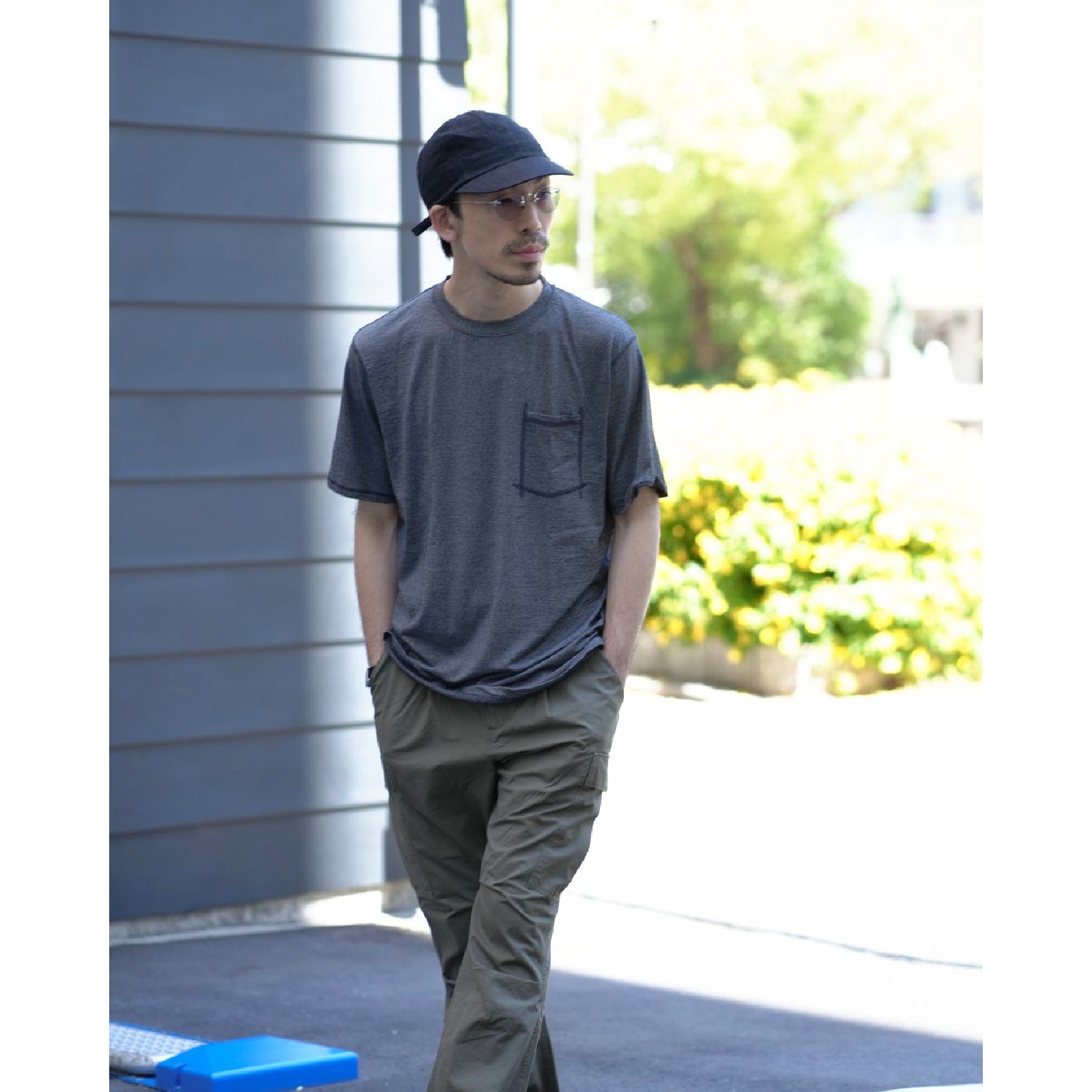 DWELLER S/S TEE MERINO WOOL OVERDYED