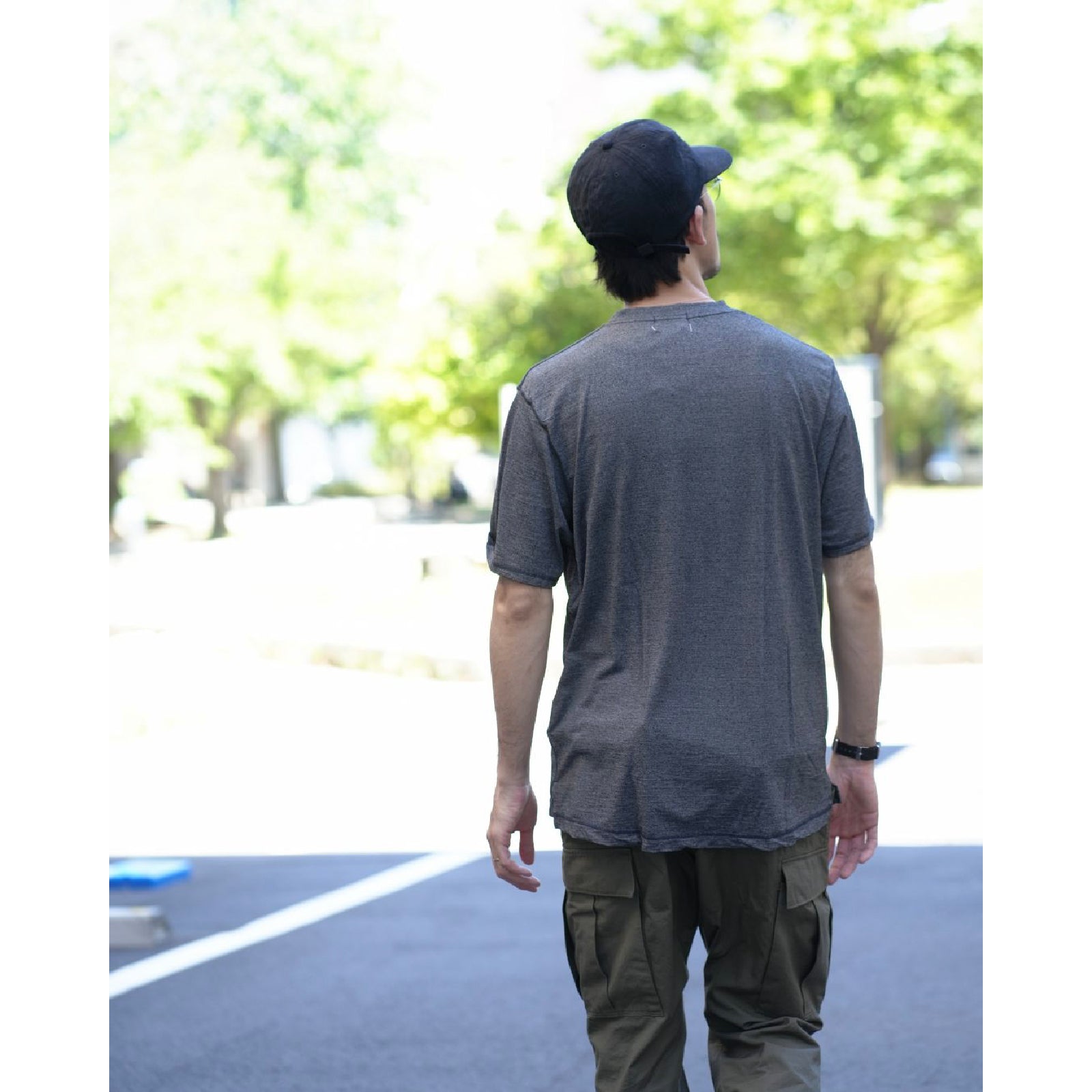 DWELLER S/S TEE MERINO WOOL OVERDYED
