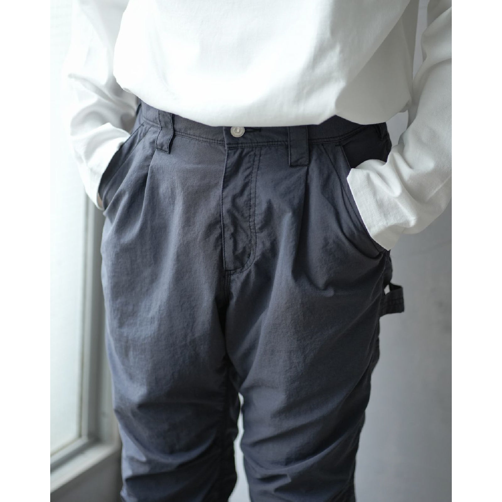 WORKER TROUSERS NYLON OXFORD PIGMENT DYE