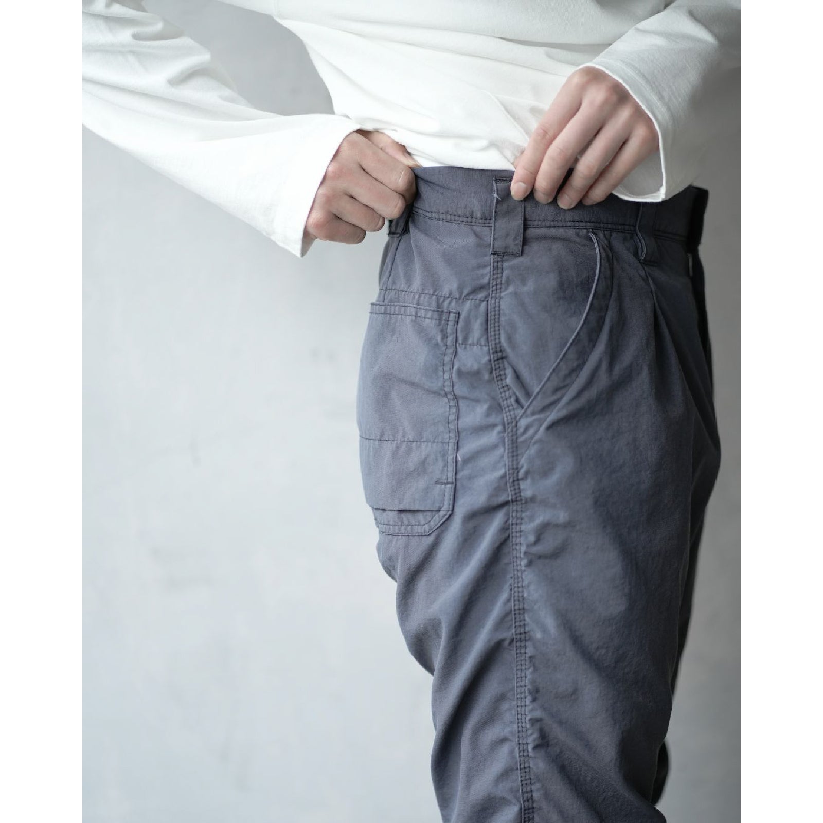 WORKER TROUSERS NYLON OXFORD PIGMENT DYE