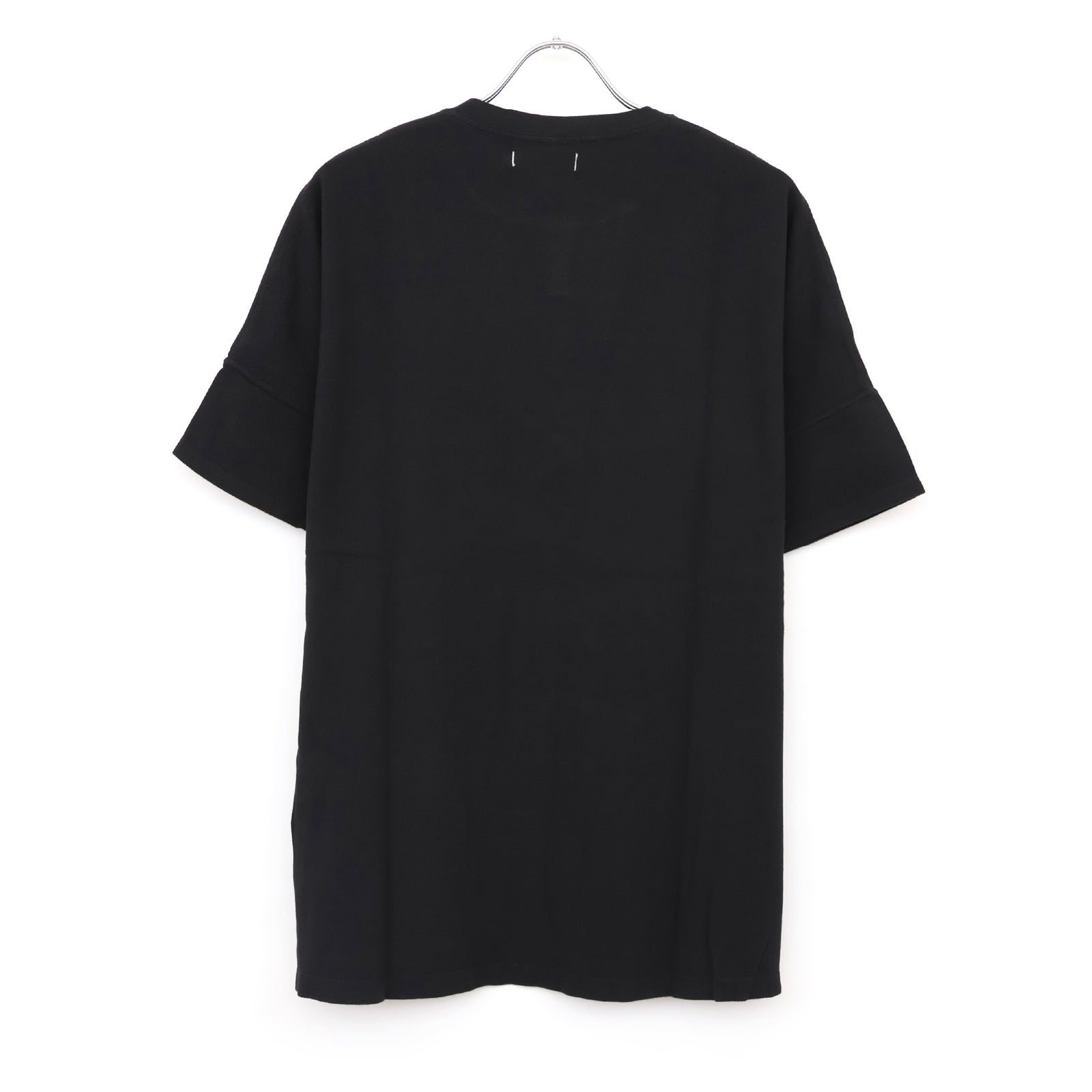 CLERK S/S T-NECK TEE COTTON PIQUE OVERDYED