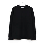 DWELLER PULLOVER SWEATER KID MOHAIR/W/N/P YARN BLACK
