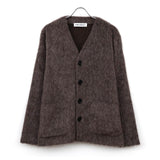 CARDIGAN Mole Grey Hairy Wool