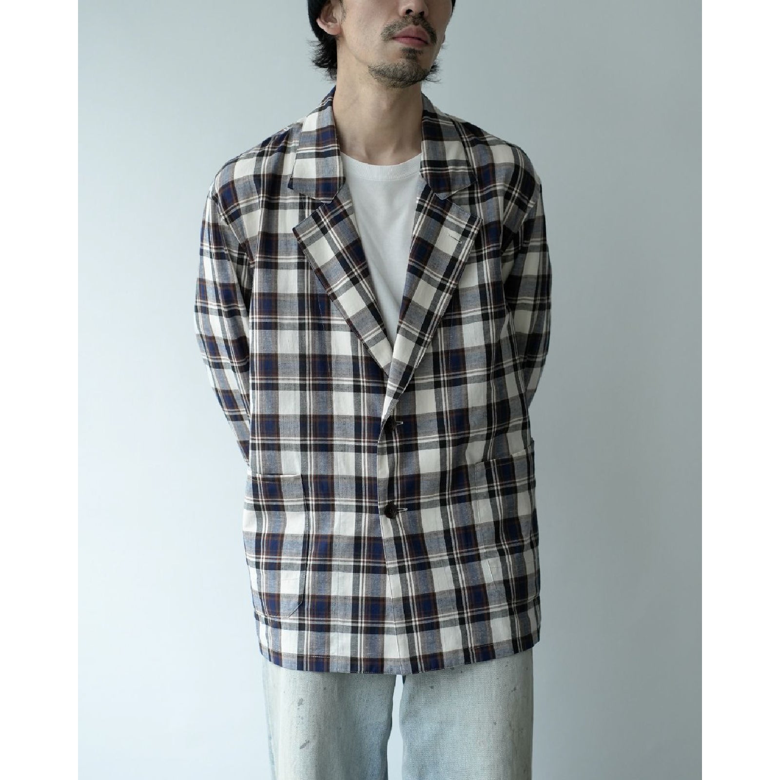 COVERALL JACKET - CHECK