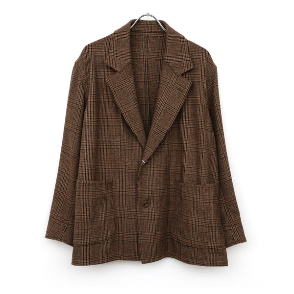 COVERALL JACKET - GLEN CHECK