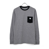 L/S SHOP STICKER POCKET RESPONSIBILI-TEE Gravel Heather
