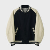 L/W/CA Club Jacket D.NAVY×IVORY