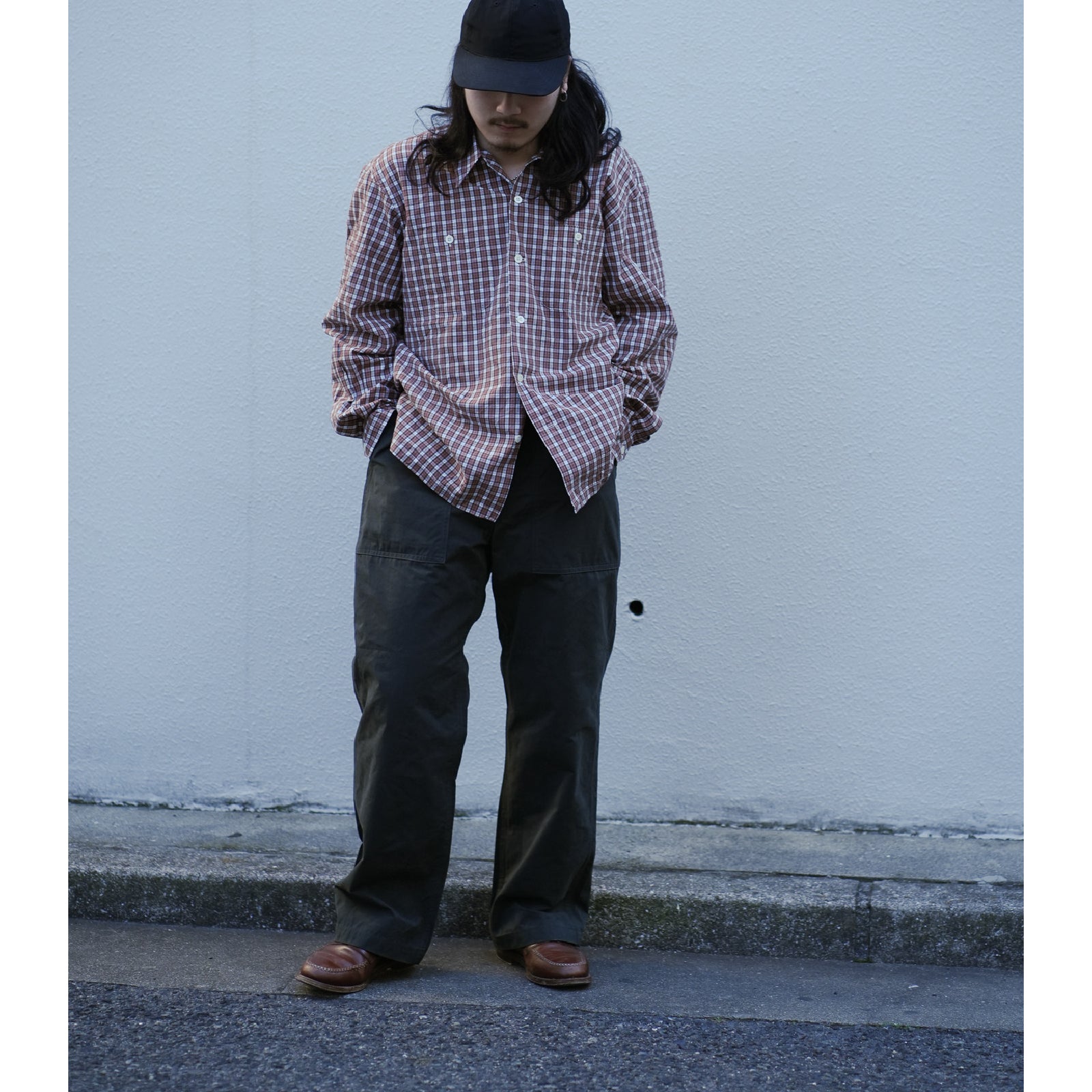 Waxed Cloth Fatigue Trousers | ref. / Web Store