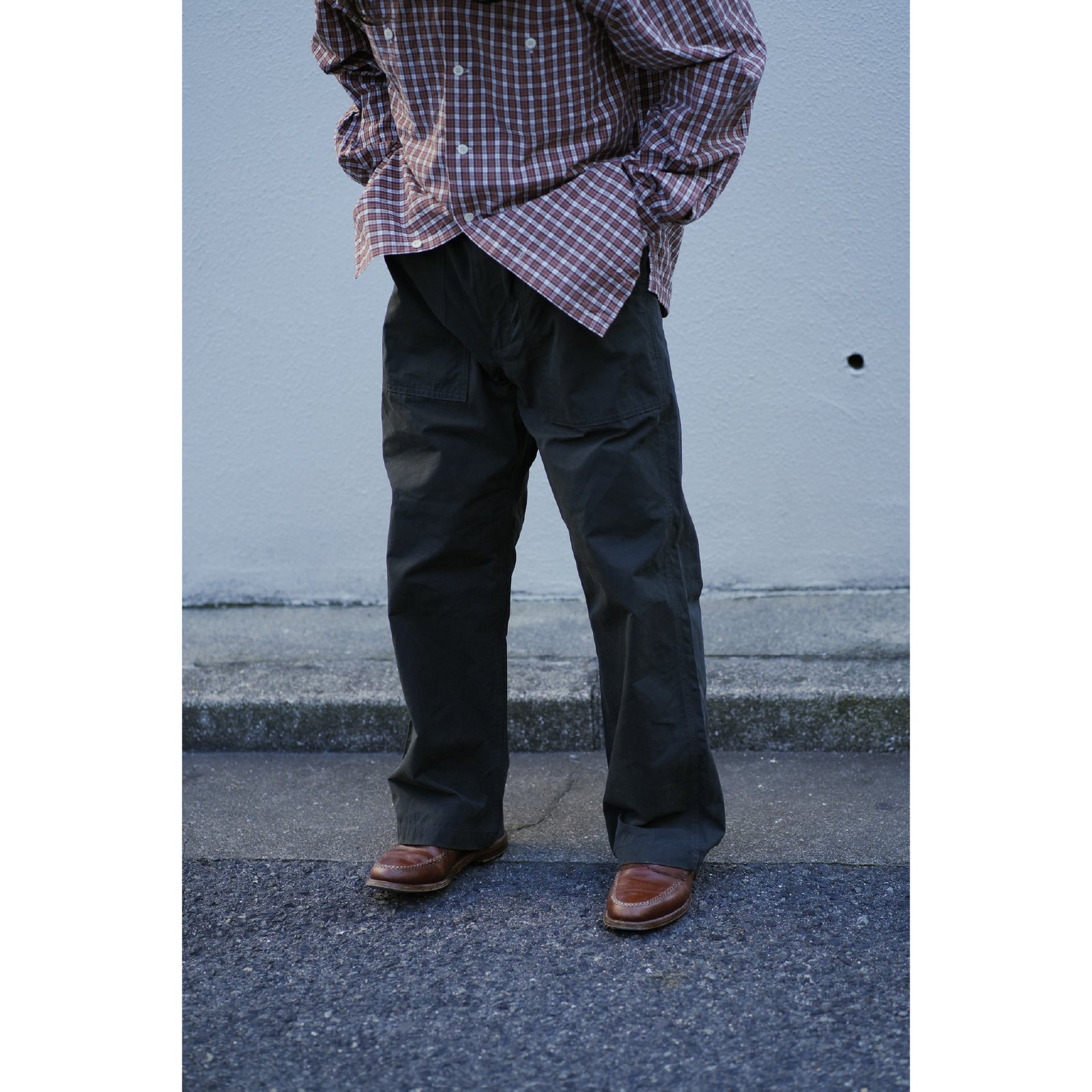 M*D様 PHIGVEL WAXED CLOTH FATIGUE TROUSER Waxed Cloth Fatigue Trousers | ref. / Web Store