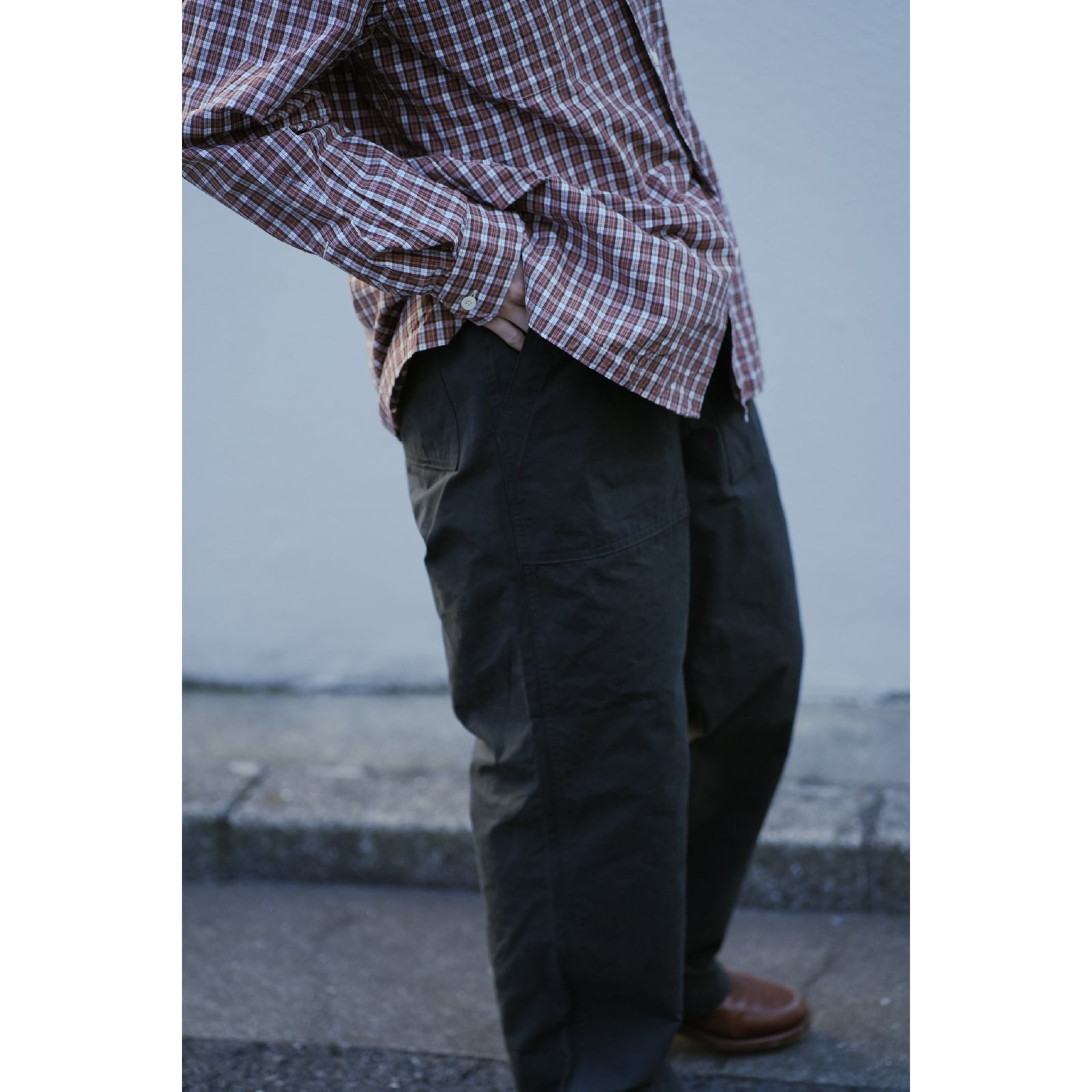 Waxed Cloth Fatigue Trousers | ref. / Web Store