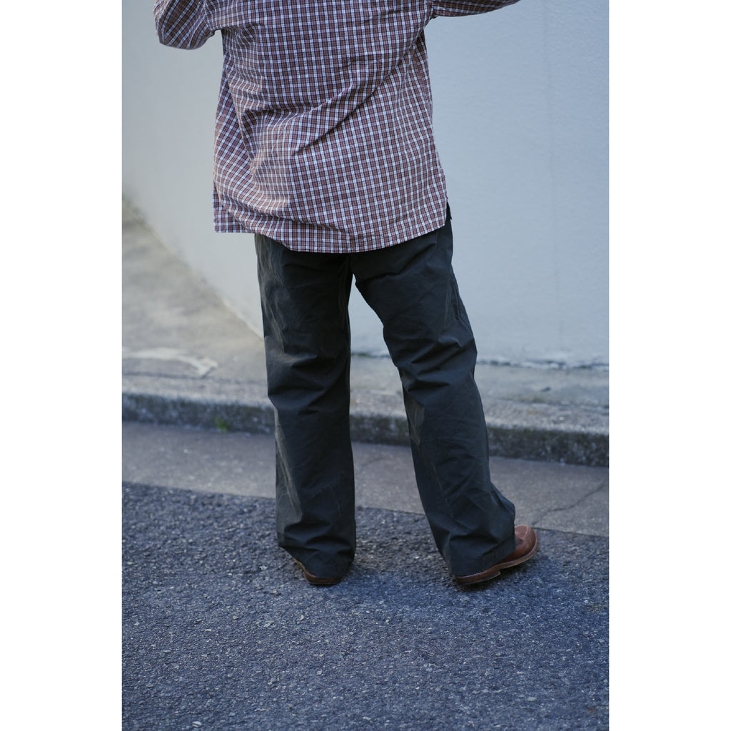 WAXED CLOTH FATIGUE TROUSERS - ref. / Web Store