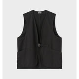 Poplin Cloth Hunting Vest FADED CHARCOAL