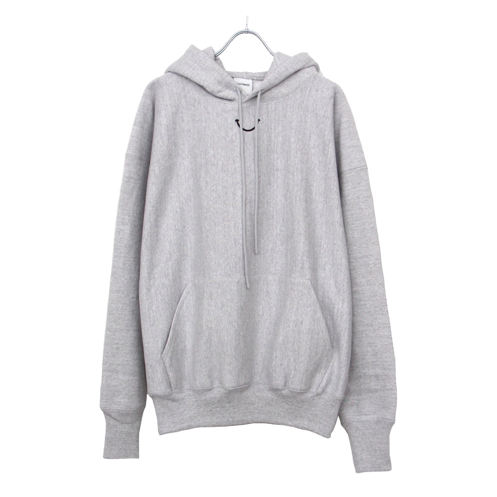 EXAMPLE SMILE HOODIE XL グレー