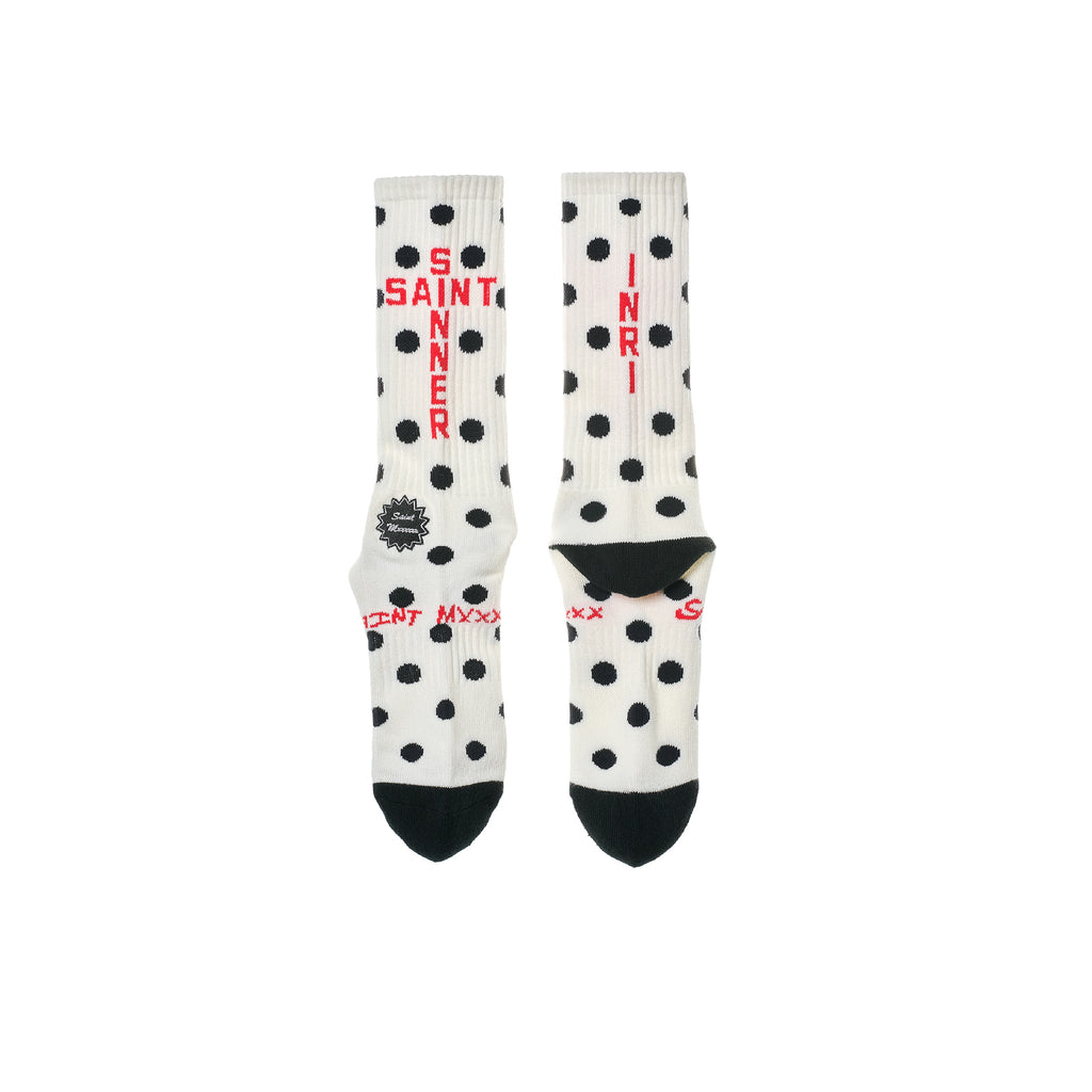 SOCKS / DOT / WHITE