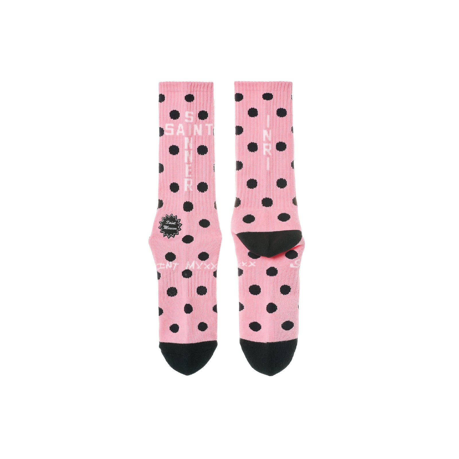 SOCKS / DOT / PINK+BLACK - ref. / Web Store