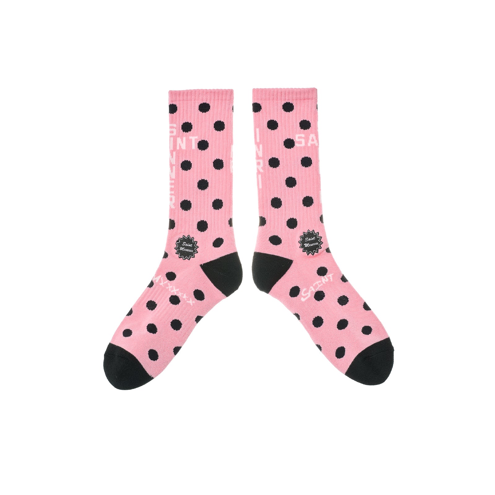 SOCKS / DOT / PINK+BLACK - ref. / Web Store