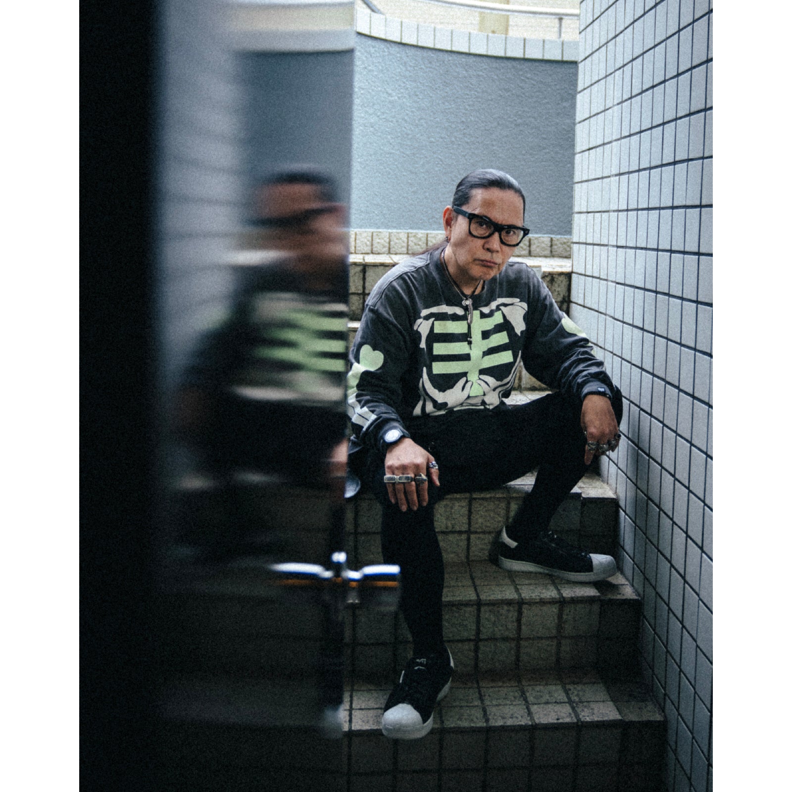 BH_LS T-SHIRT / BONE