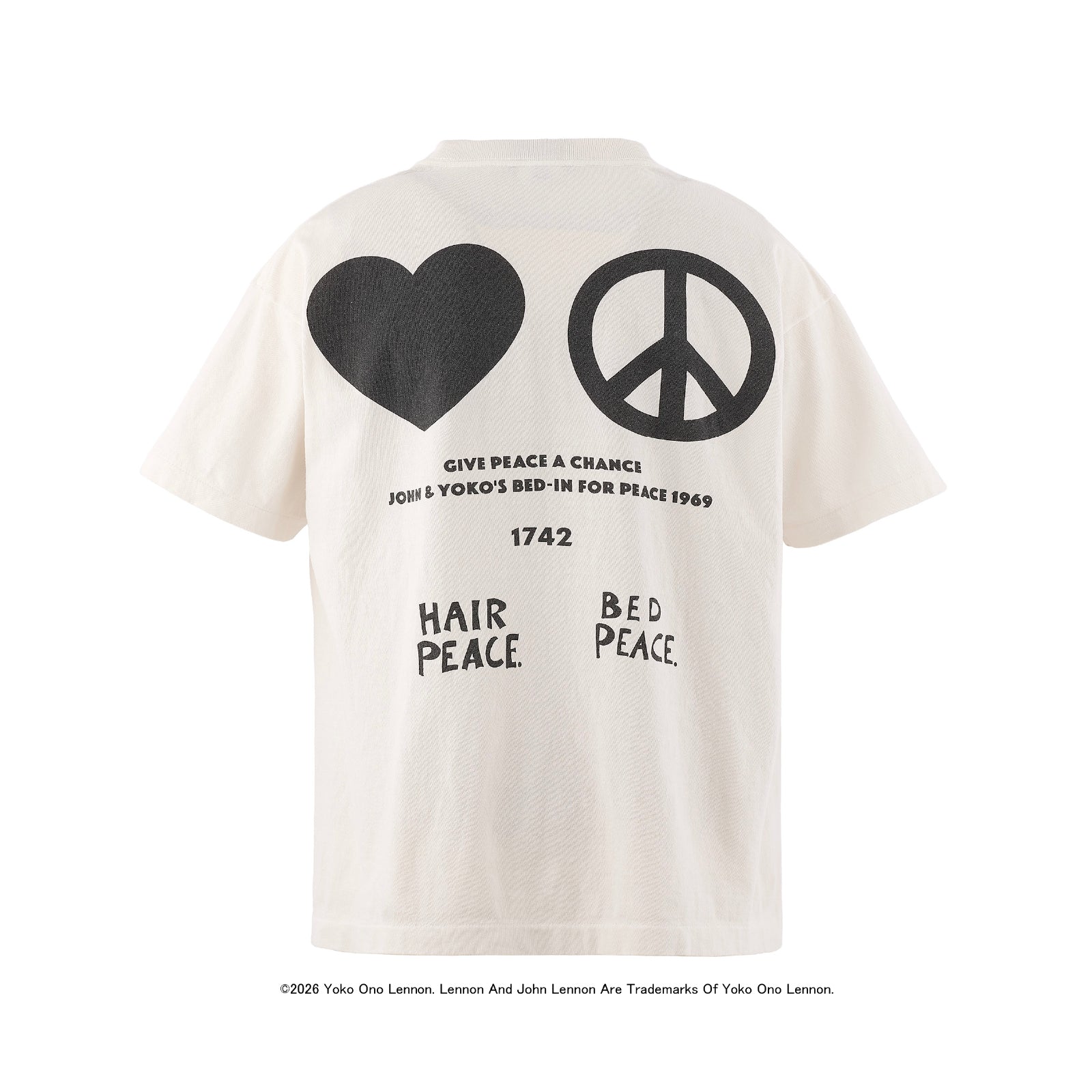 JL_SS T-SHIRT / IMAGINE PEACE