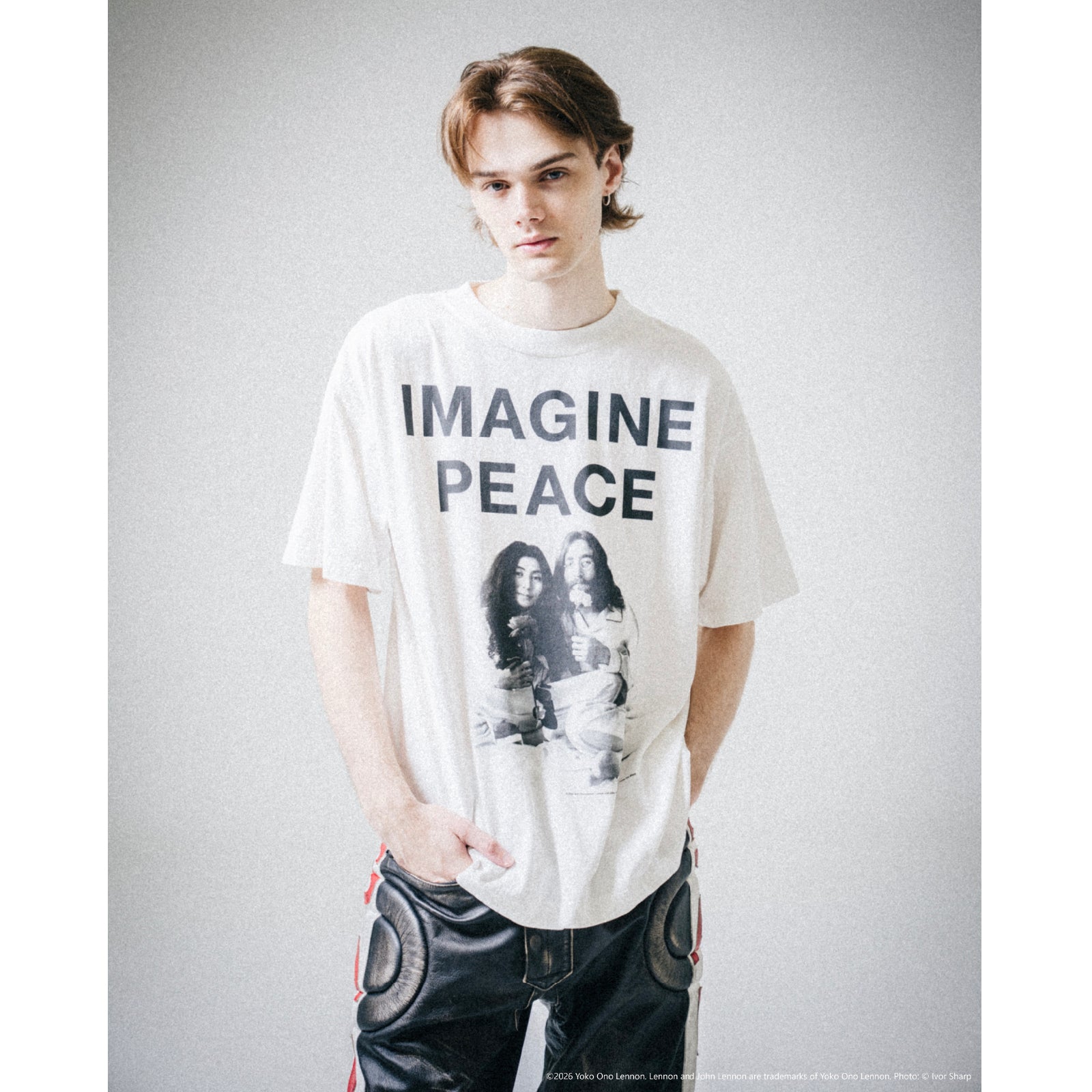 JL_SS T-SHIRT / IMAGINE PEACE