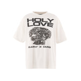 KK_SS T-SHIRT / HOLY LOVE WHITE