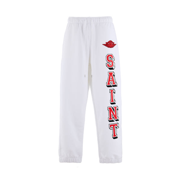 M J SM FLC PANT / WHITE