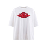 M J SM SS TEE WHITE