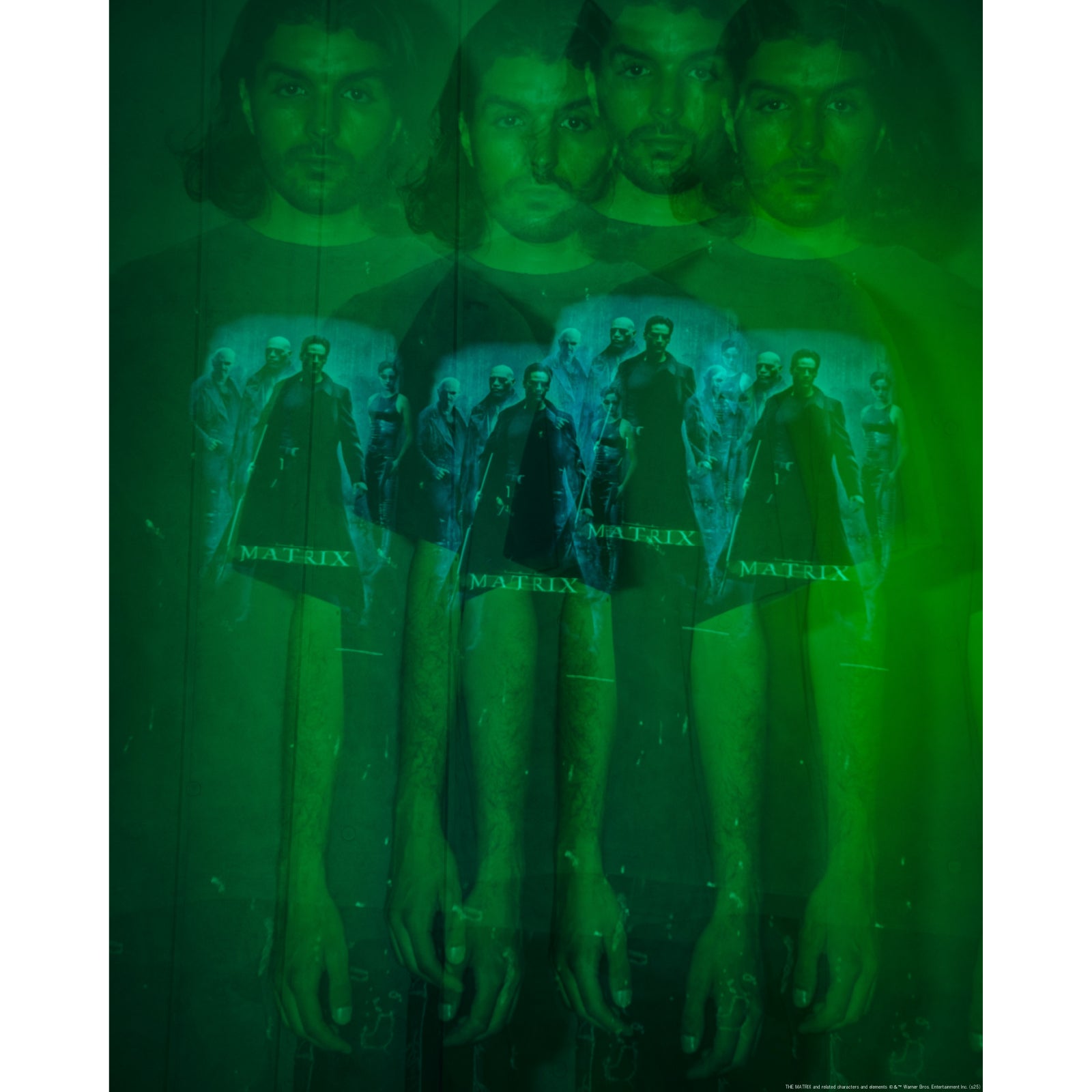 MTRX_SS TEE / THE MATRIX GREEN LOGO