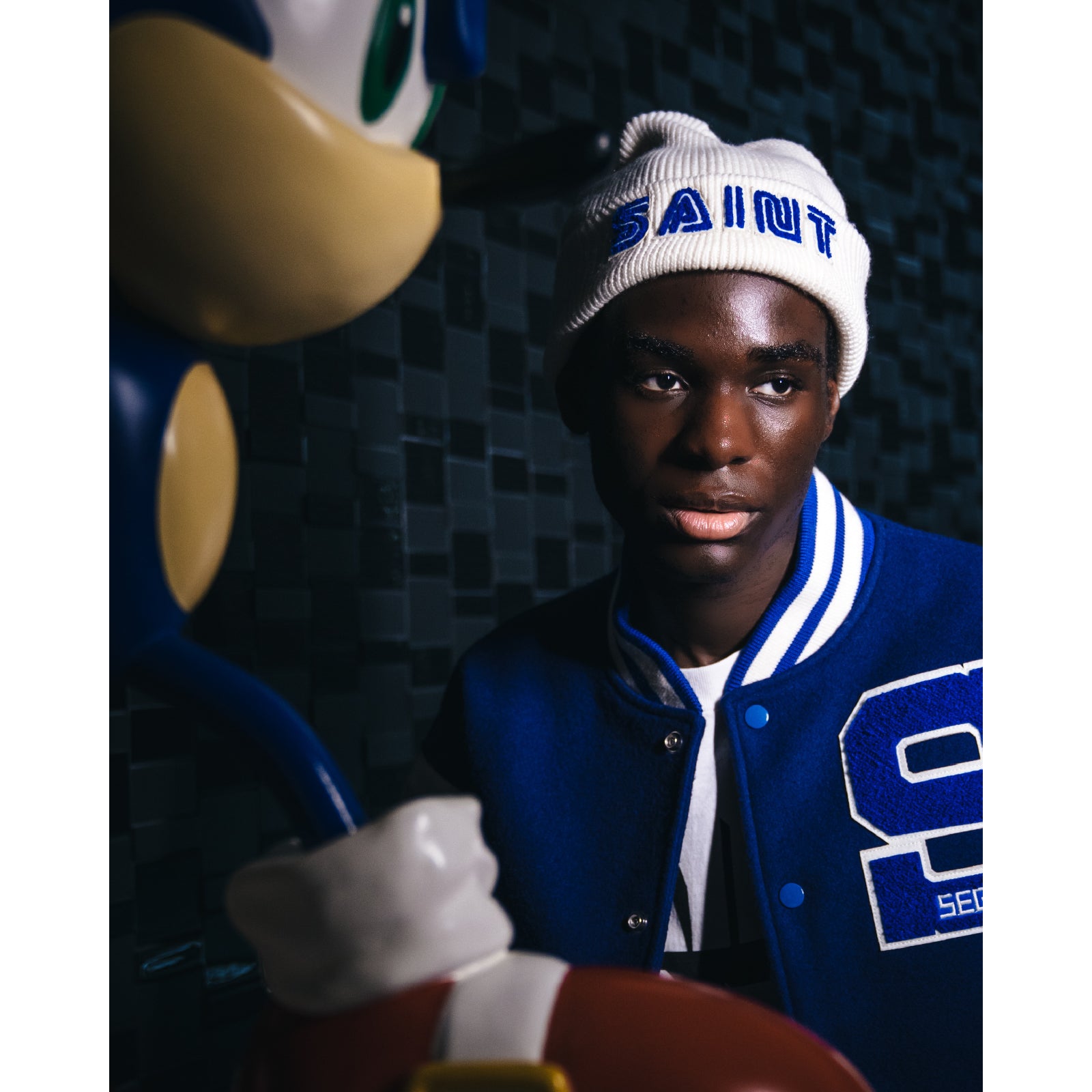 SG_KNIT CAP / SAINT SEGA / WHITE