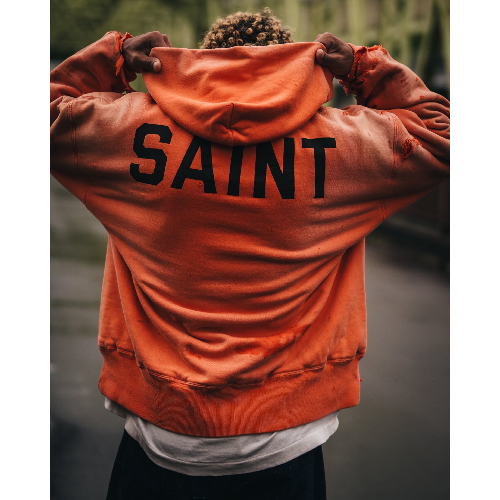 BB_DBL FACE HOODIE / SAINT