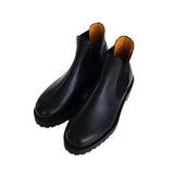 Side Gore Boots in Grain Leather (Men's) BLACK